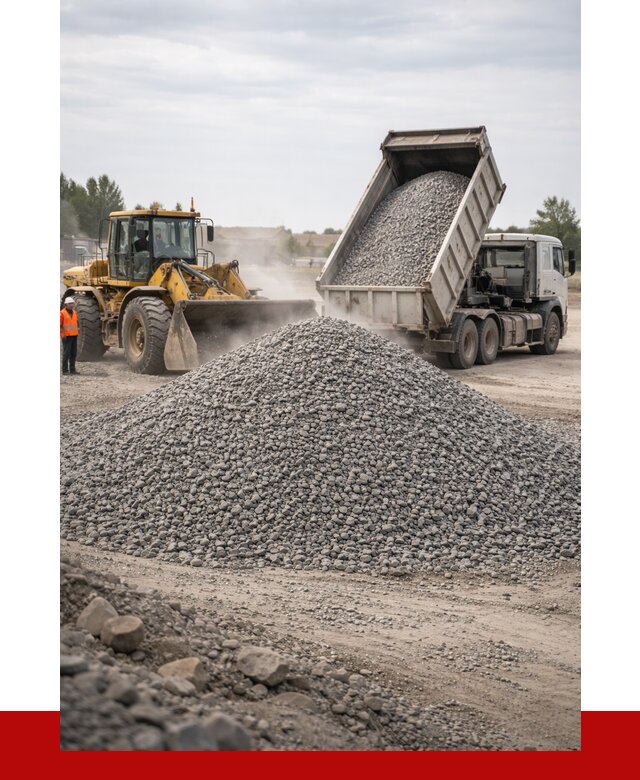 Купить щебень с доставкой в Гулькевичах от 2594 руб. | ПРОНЕРУДГль
