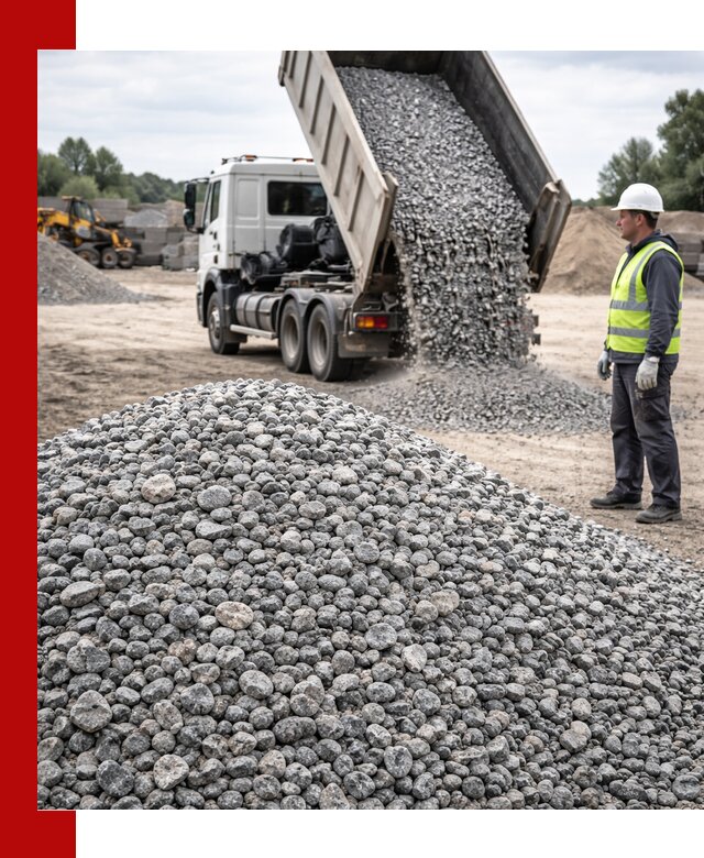 Доставка и продажа гранитного щебня фракции 5-20 в Гулькевичах