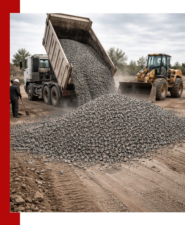 Гранитный щебень фракция 10-20 с доставкой в Гулькевичах