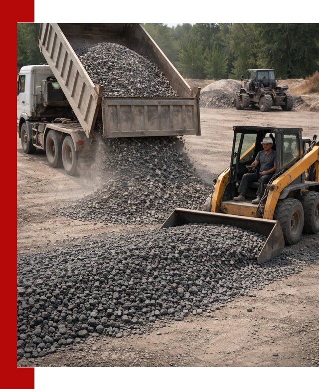 Гранитный щебень фракция 40-70 с доставкой в Гулькевичах