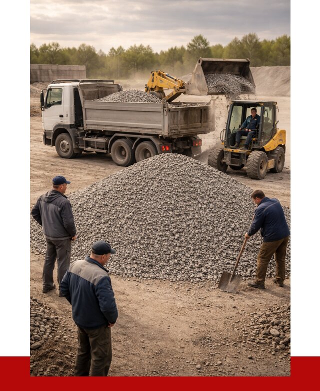 Гравийный щебень фракция 5-20 в Гулькевичах от 2490 р. ПРОНЕРУДГль