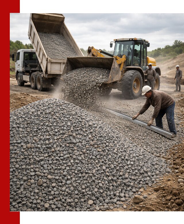 Гравийный щебень фракция 5-20 с доставкой в Гулькевичах