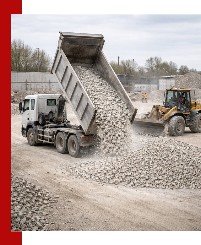 Доставка и продажа известнякового щебня в Гулькевичах
