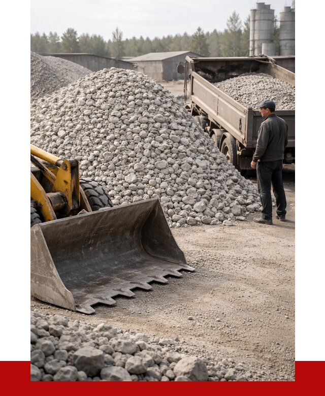 Известняковый щебень фракция 40-70 в Гулькевичах от 4357 р. | ПРОНЕРУДГль