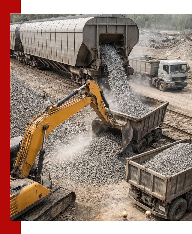 Доставка железнодорожного щебня в Гулькевичах крупными партиями быстрого отгруза