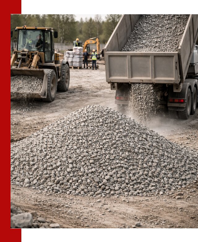 Вторичный щебень фракции 5-20 в Гулькевичах — доставка и продажа крупнотоннажно