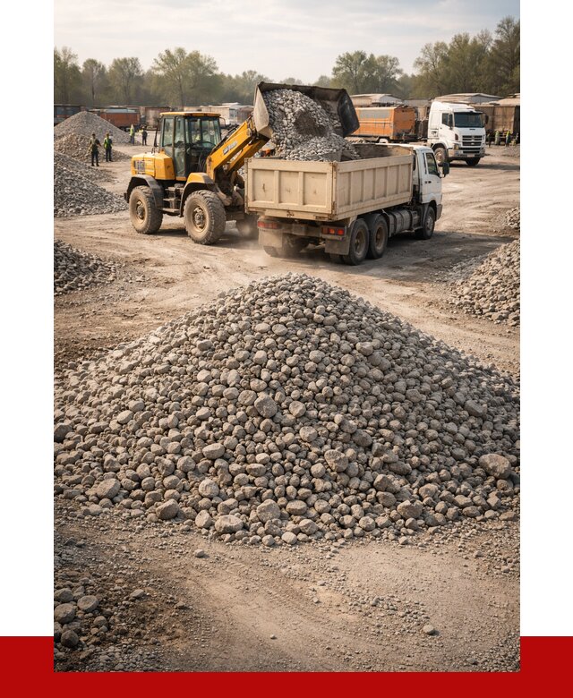 Вторичный щебень фракция 40-70 в Гулькевичах от 1805 р, ПРОНЕРУДГль