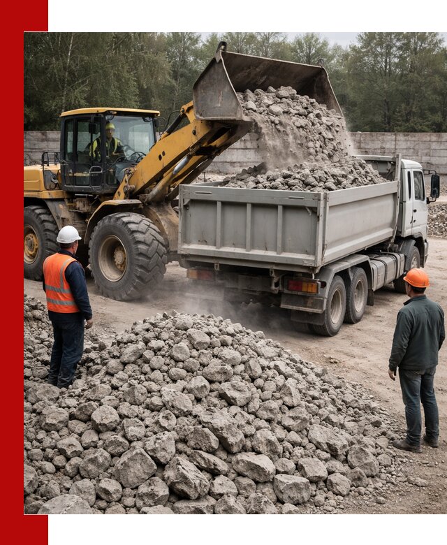 Вторичный щебень фракция 70–150 в Гулькевичах с доставкой