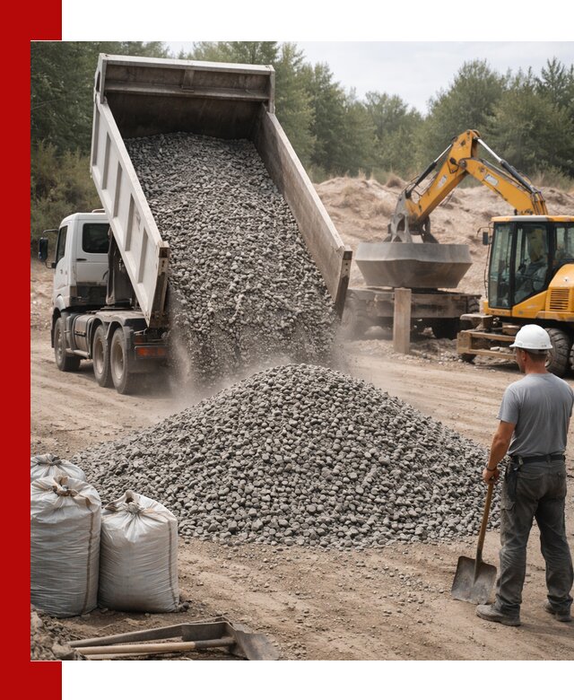 Доставка и продажа бетонного щебня в Гулькевичах