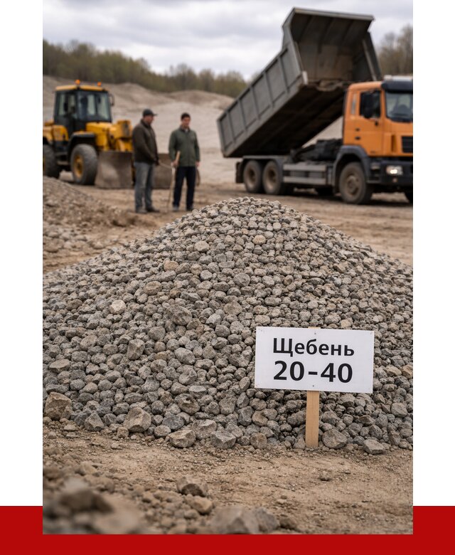 Бетонный щебень фракция 20-40 в Гулькевичах от 2542 р. | ПРОНЕРУДГль