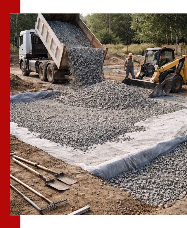 Щебень для фундамента с доставкой в Гулькевичах