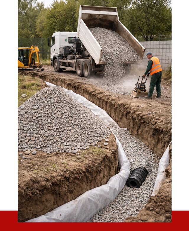 Щебень для дренажа в Гулькевичах от 1919 р., ПРОНЕРУДГль доставка