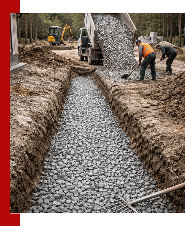 Щебень для дренажа с доставкой в Гулькевичах высокого качества