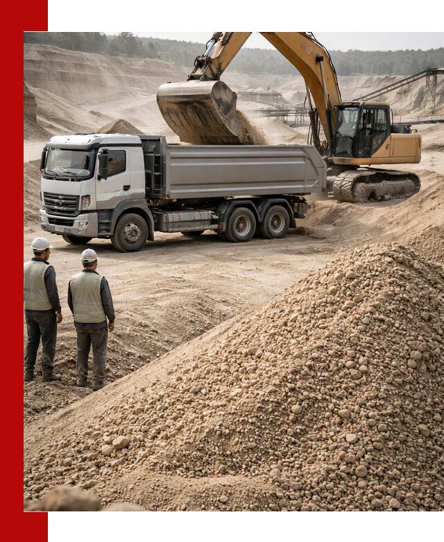 Карьерный крупнозернистый песок с доставкой в Гулькевичах