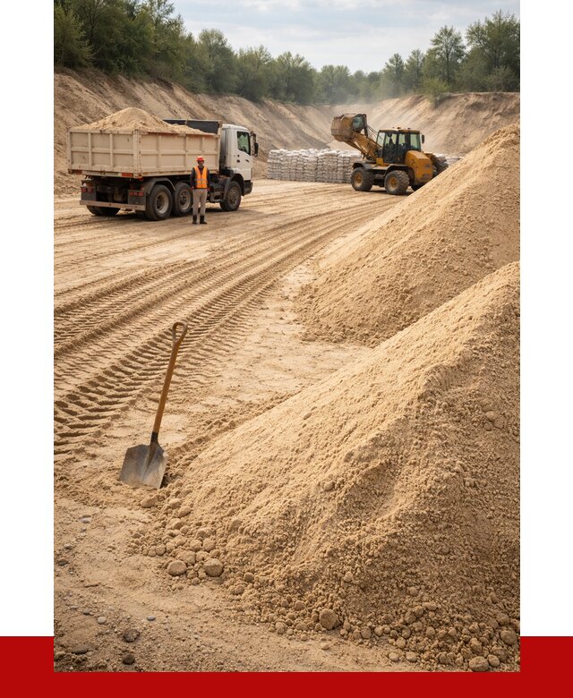 Карьерный песок мелкозернистый в Гулькевичах от 9337 р. | ПРОНЕРУДГль
