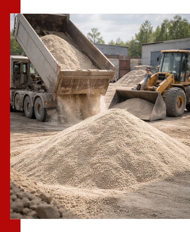 Кварцевый песок с доставкой в Гулькевичах для строительных работ