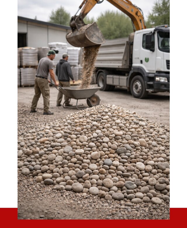 Галька декоративная в Гулькевичах от 3320 р. за куб | ПРОНЕРУДГль