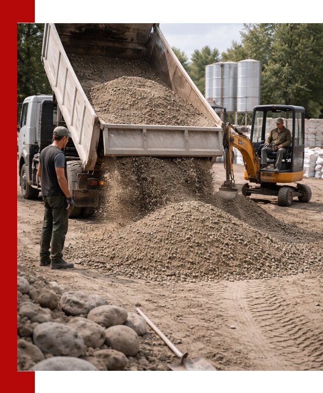 Доставка ПГС С3 в Гулькевичах самосвалами и миксерами