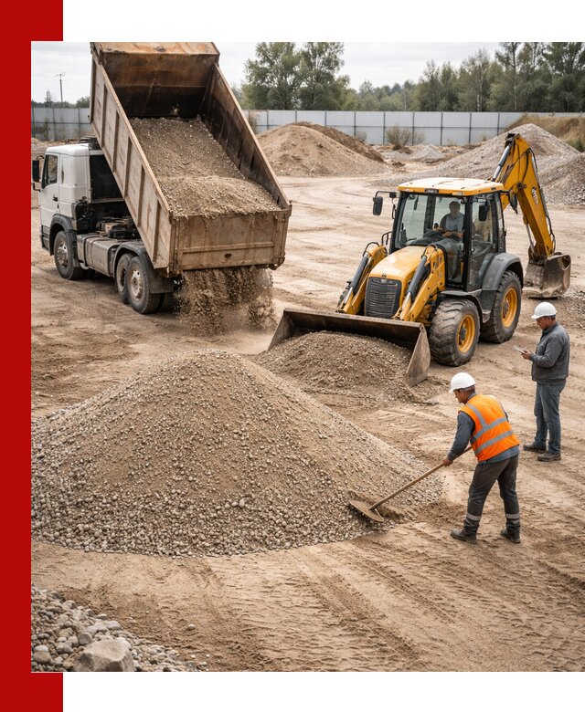 Поставка и доставка ПГС С4 в мешках и самосвалах в Гулькевичах