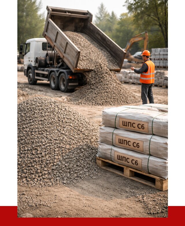 ЩПС С6 в Гулькевичах с доставкой от 2282 р. за куб | ПРОНЕРУДГль