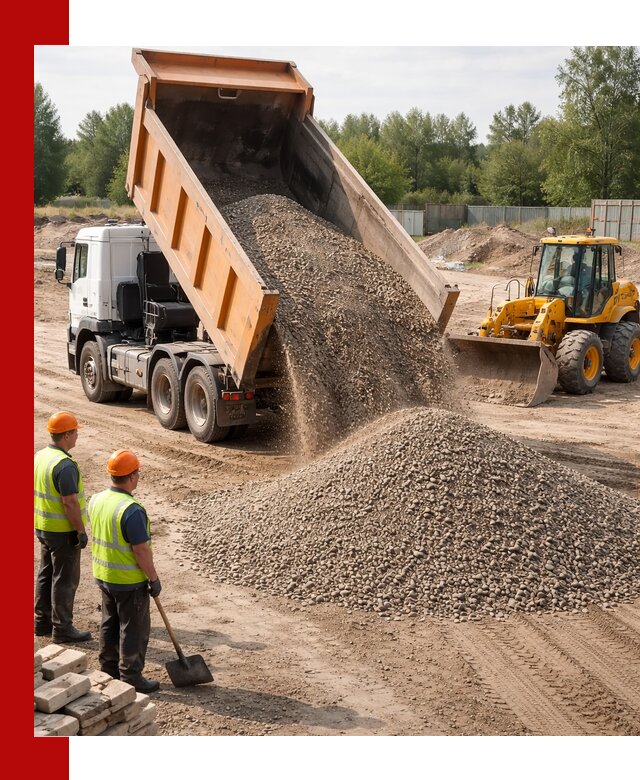 Доставка щебёночно-песчаной смеси ЩПС С7 в Гулькевичах