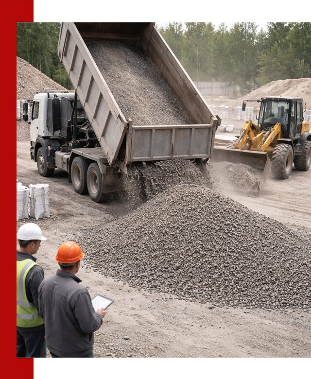 Доставка и продажа гранитного отсева 0-10 в Гулькевичах