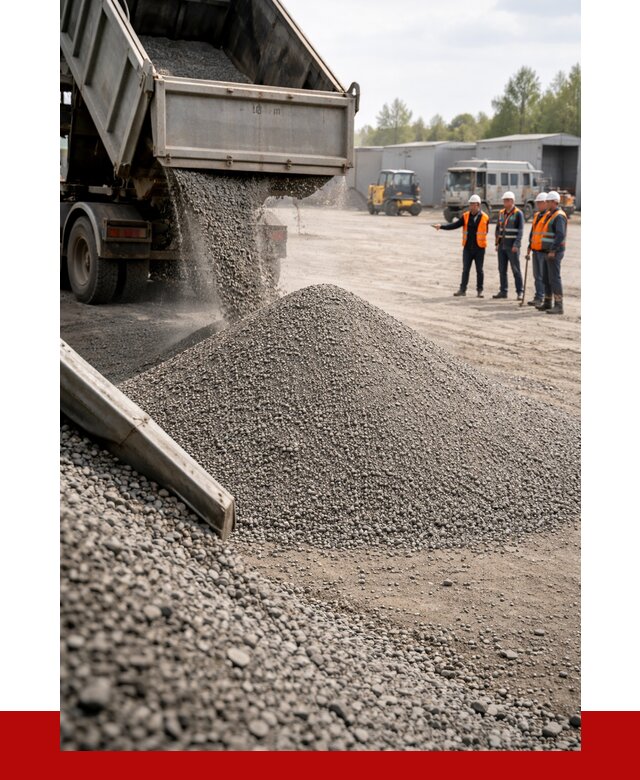 Гравийный отсев 0-5 в Гулькевичах от 1245 р. с доставкой | ПРОНЕРУДГль