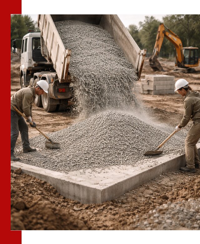 Доставка и продажа отсева для бетона в Гулькевичах