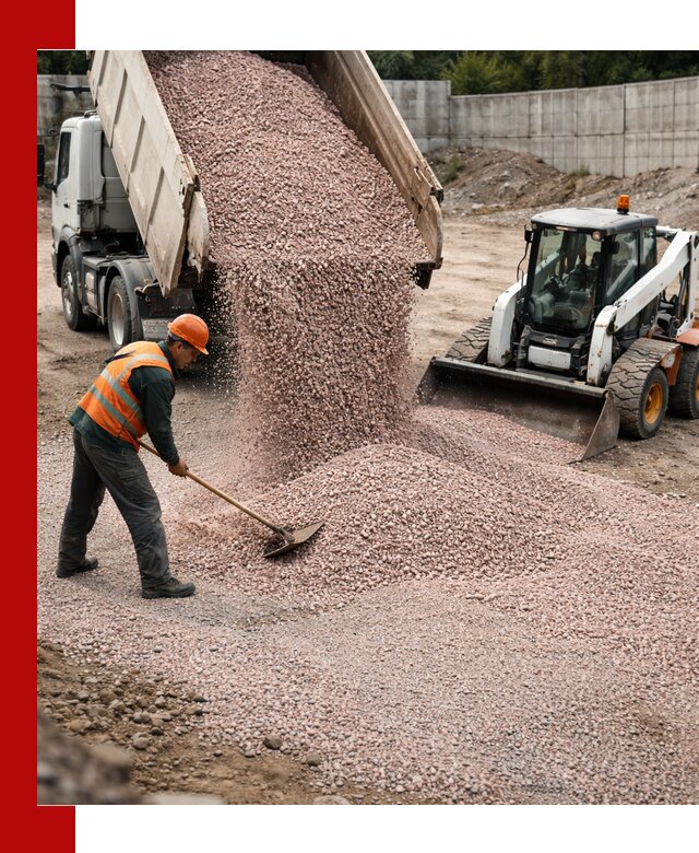 Крошка розовый гранит с доставкой в Гулькевичах от производителя