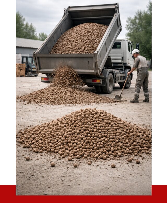 Керамзит с доставкой в Гулькевичах от 4357 р. за м3 | ПРОНЕРУДГль