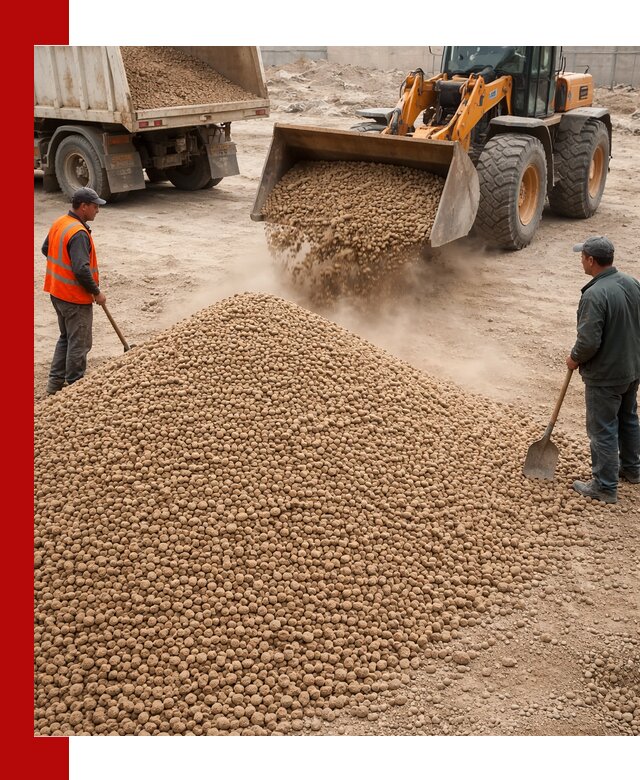 Керамзит фракция 10-20 с доставкой в Гулькевичах