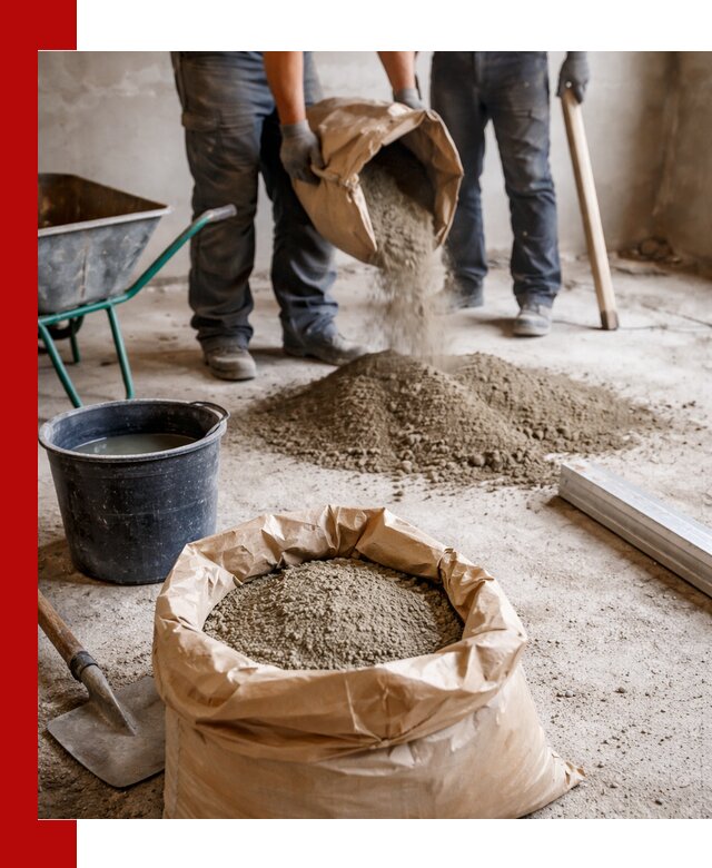 Доставка сухой смеси для стяжки в Гулькевичах