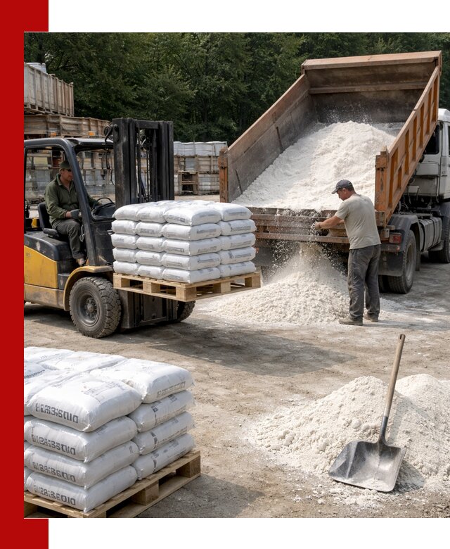 Доставка строительной извести оптом и в розницу в Гулькевичах