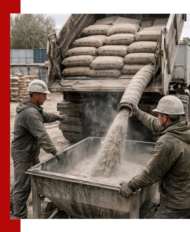 Доставка цемента М400 в Гулькевичах оптом и в розницу