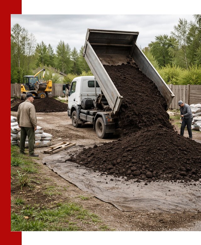Доставка качественного почвогрунта в Гулькевичах оптом и в розницу