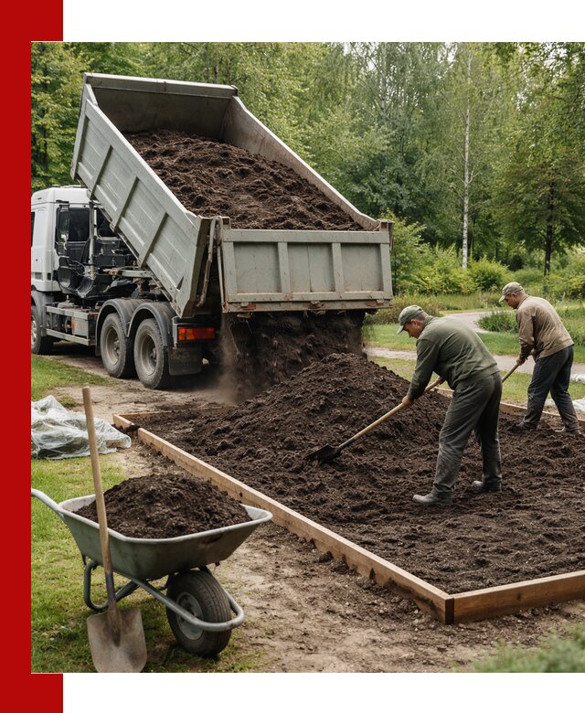 Доставка грунта для озеленения и благоустройства в Гулькевичах