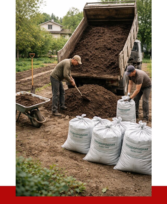 Плодородная смесь в Гулькевичах от 4357 р./куб с доставкой | ПРОНЕРУДГль