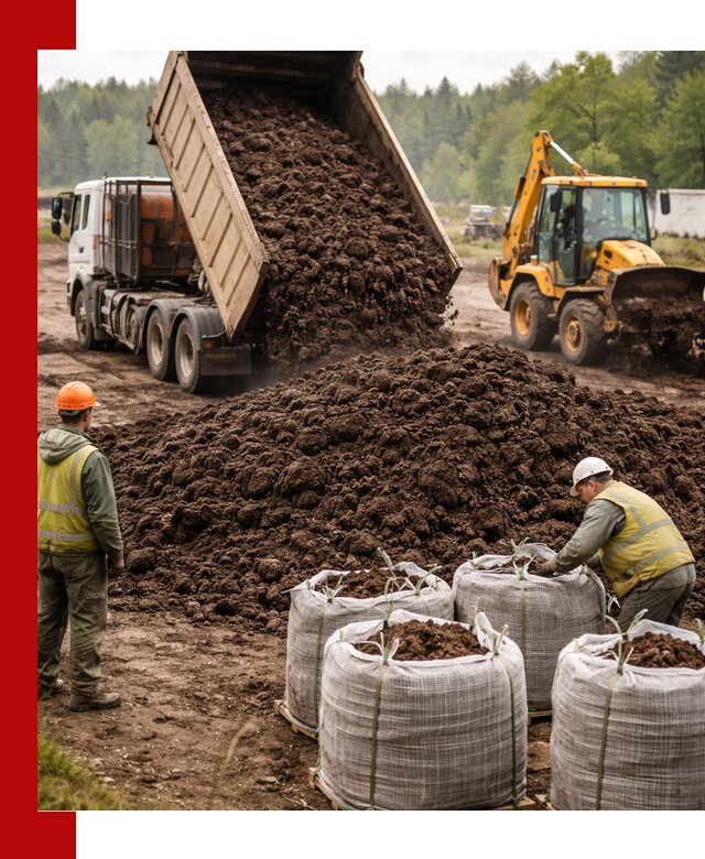 Доставка нейтрального торфа в Гулькевичах оптом и в розницу