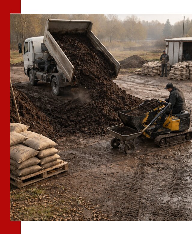 Кислый торф в доставке по выгодным ценам в Гулькевичах