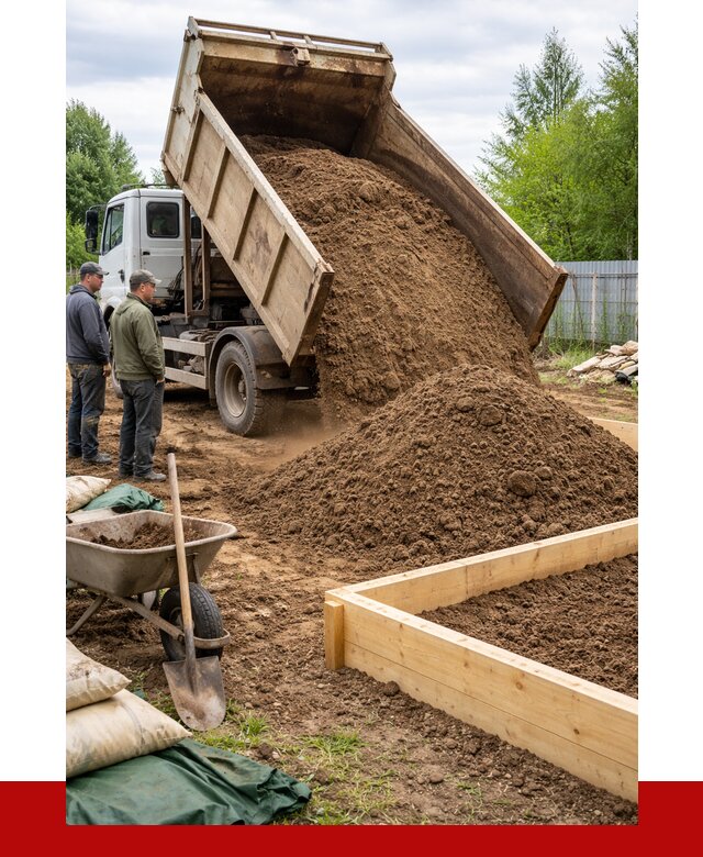 Торфо песчаная смесь в Гулькевичах с доставкой от 1919 р. | ПРОНЕРУДГль