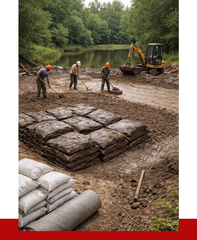 Купить глину для пруда в Гулькевичах от 4668 р. с доставкой | ПРОНЕРУДГль