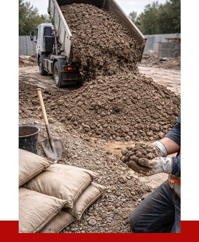 Купить глина для засыпки в Гулькевичах от 1245 р. за куб | ПРОНЕРУДГль