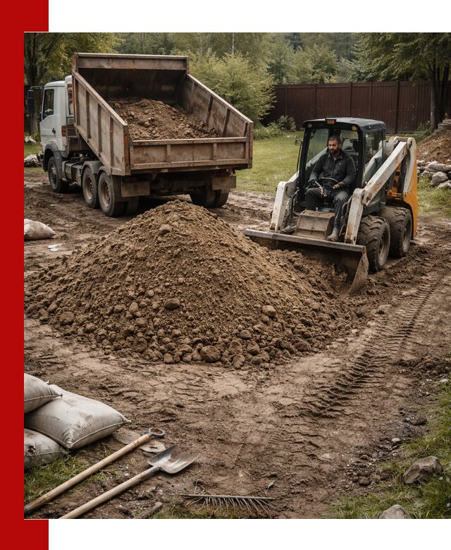 Суглинок для планировки участков в Гулькевичах с доставкой и выгрузкой