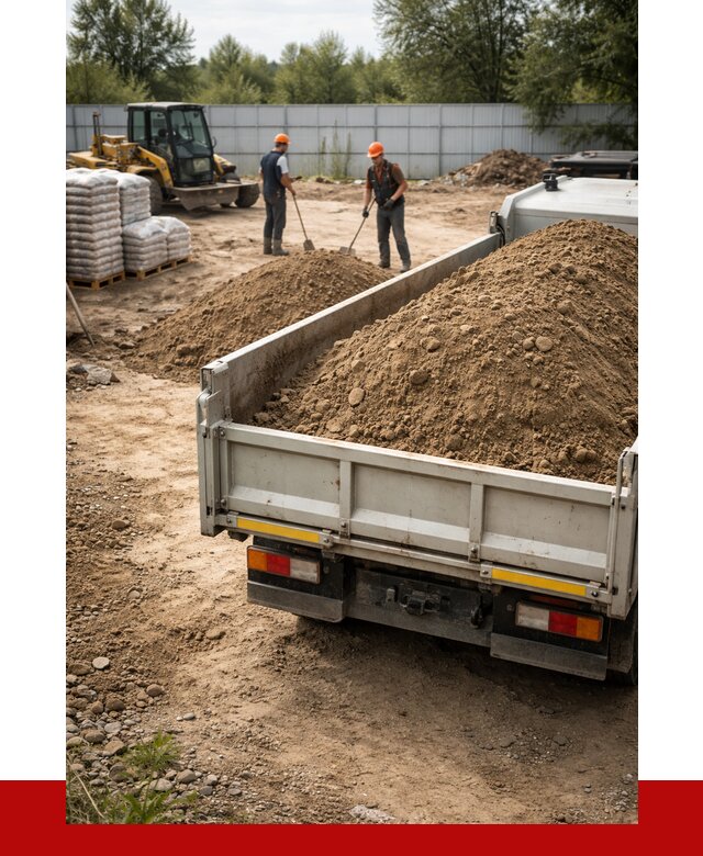 Супесь с доставкой в Гулькевичах от 2542 р. за куб | ПРОНЕРУДГль