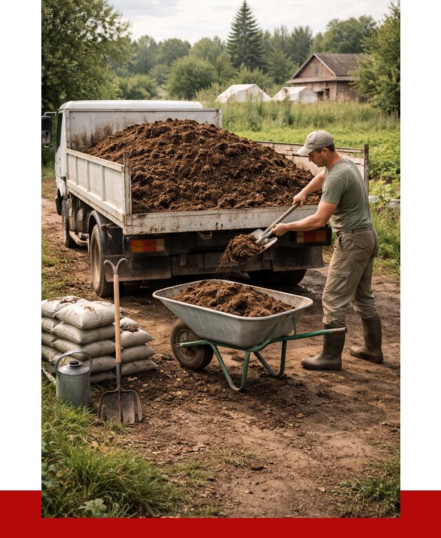 Купить коровий навоз с доставкой в Гулькевичах от 1867 р. | ПРОНЕРУДГль