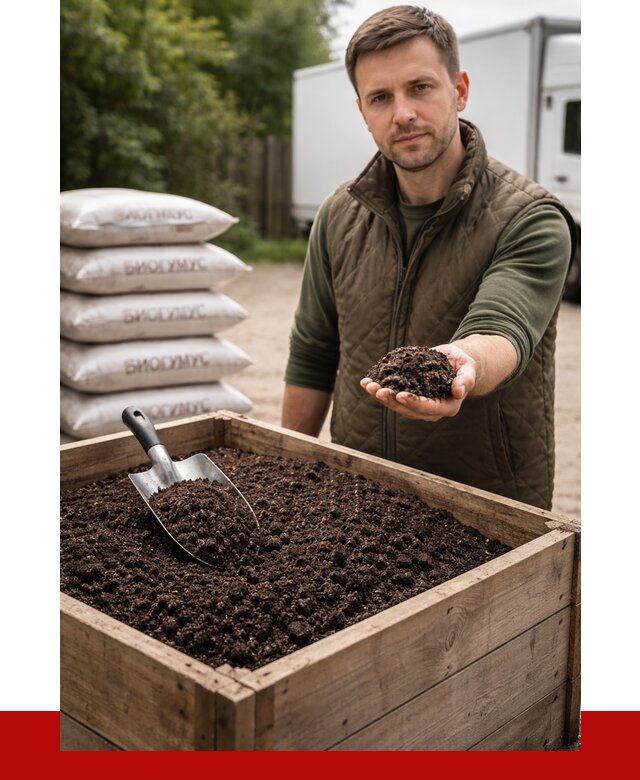 Купить биогумус в Гулькевичах с доставкой от 8818 р. за куб | ПРОНЕРУДГль