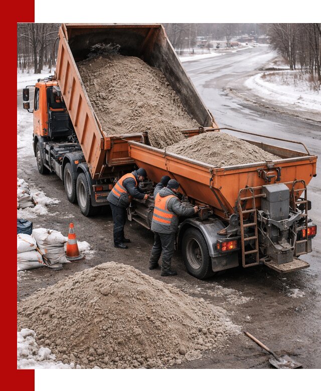 Поставка и вывоз пескосоля в Гулькевичах оптом и в розницу