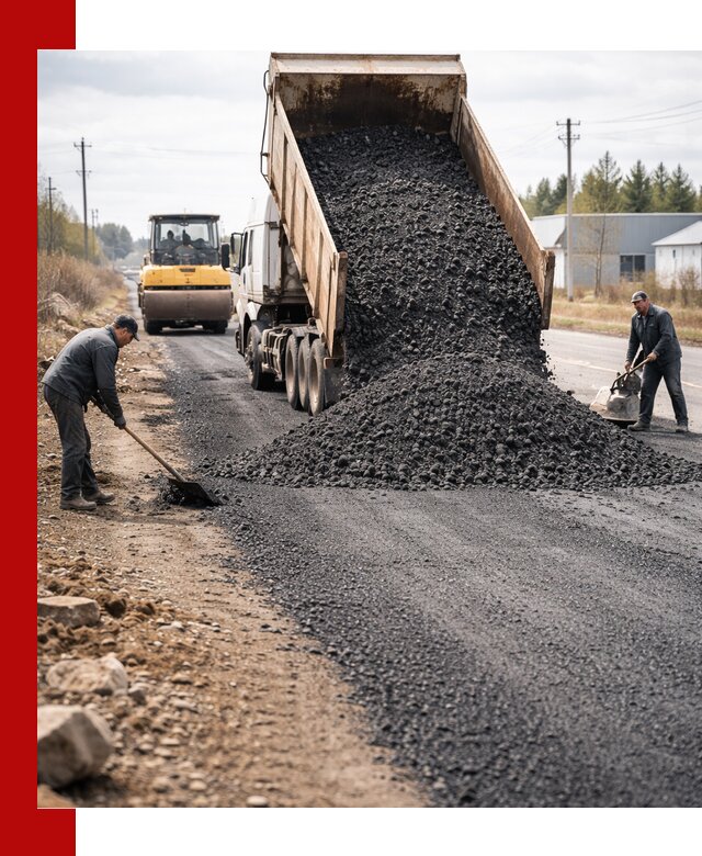 Асфальтовая крошка для дорог в Гулькевичах — поставка и доставка