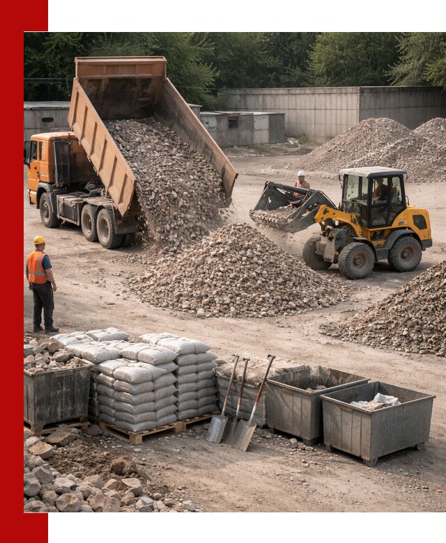 Вторичные материалы для отсыпки в Гулькевичах — поставка и доставка