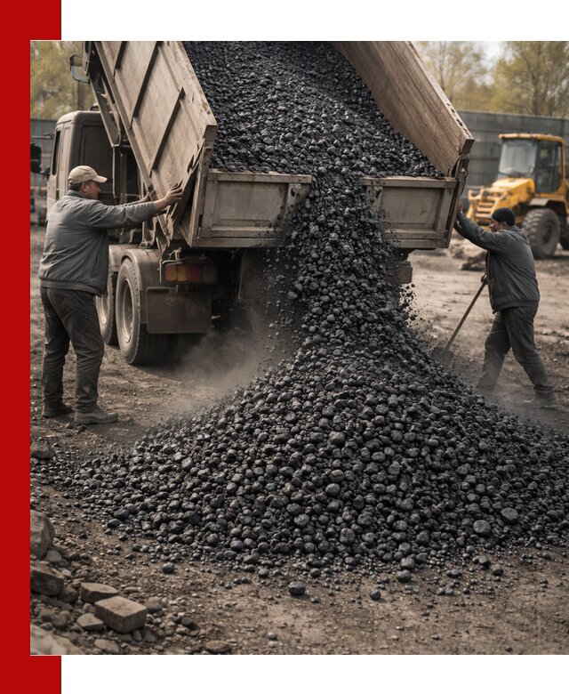 Доставка угля семечка самосвалами в Гулькевичах